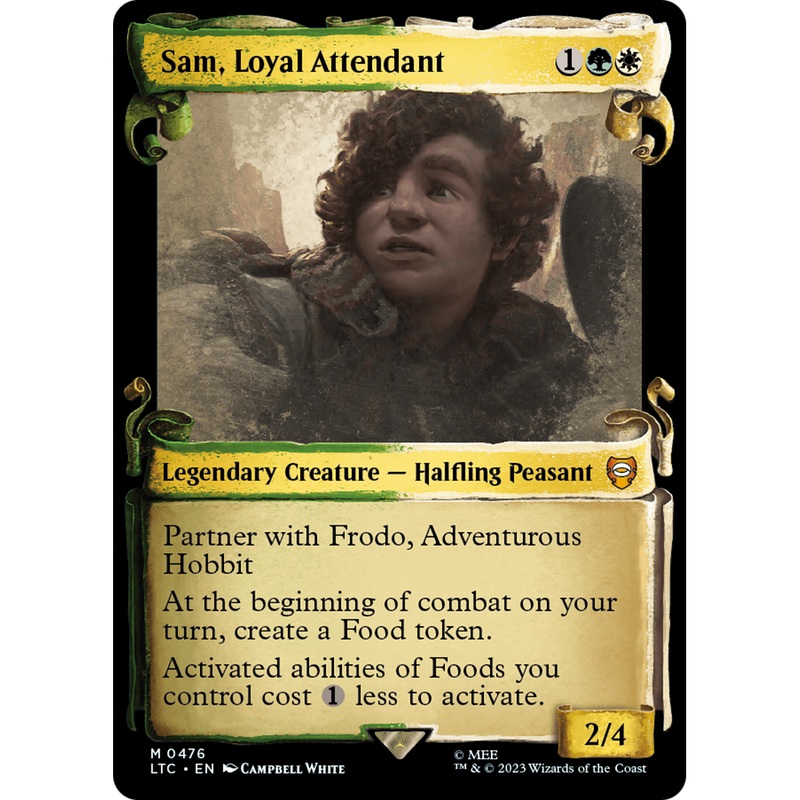 Sam, Loyal Attendant (LTC-476) - Tales of Middle-earth Commander: (Showcase)