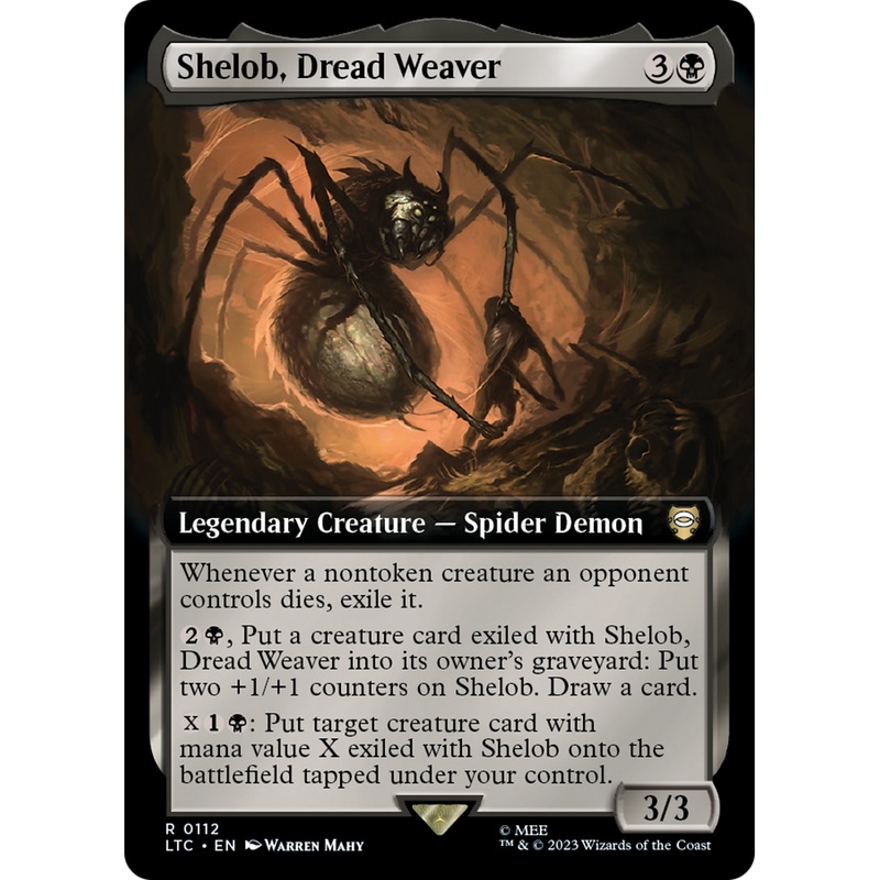 Shelob, Dread Weaver (LTC-112) - Tales of Middle-earth Commander: (Extended Art)