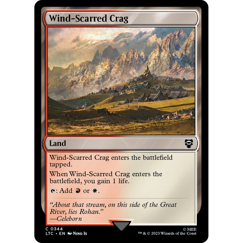 Wind-Scarred Crag (LTC-344) - Tales of Middle-earth Commander