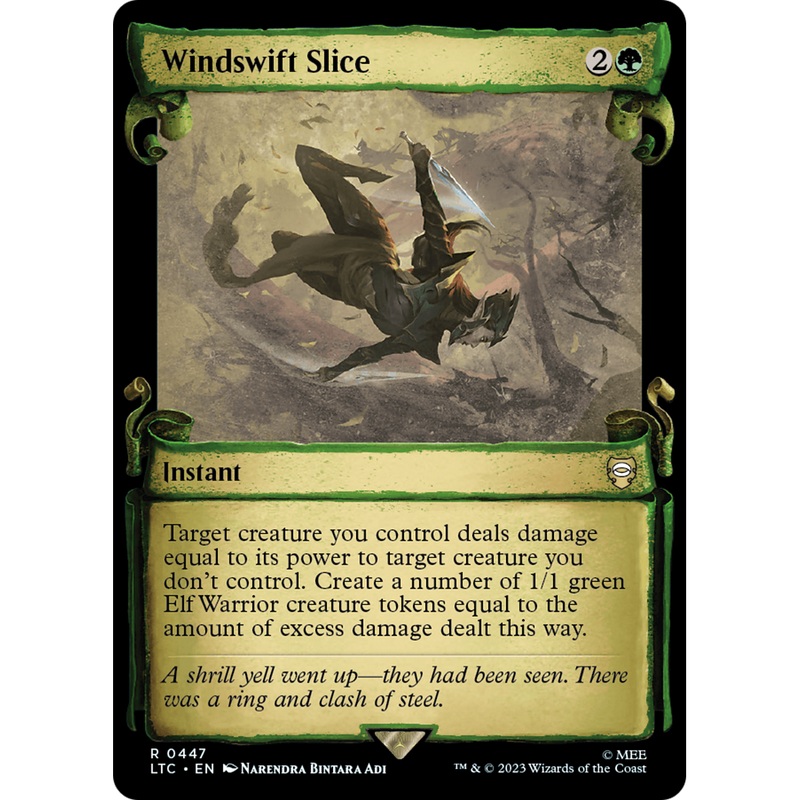 Windswift Slice (LTC-447) - Tales of Middle-earth Commander: (Showcase) Foil