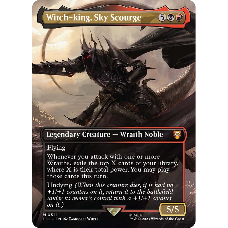 Witch-king, Sky Scourge (LTC-511) - Tales of Middle-earth Commander (Borderless)