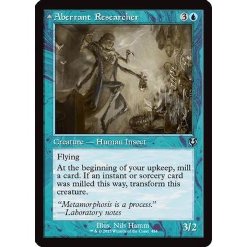Aberrant Researcher // Perfected Form (Retro Frame) (INR-454) - Innistrad Remastered Foil