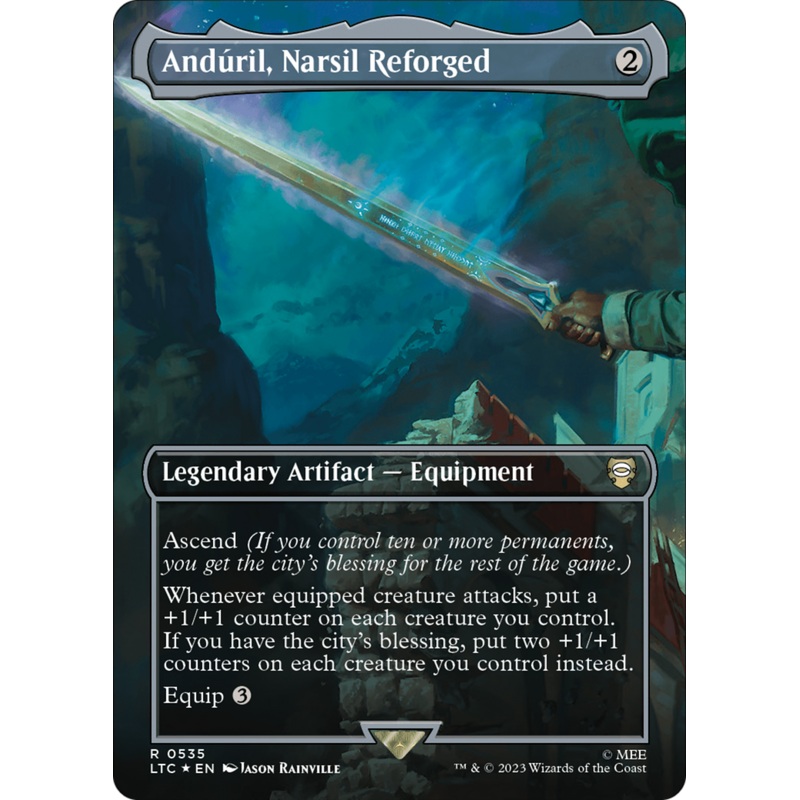 Andril, Narsil Reforged (LTC-535) - Tales of Middle-earth Commander (Borderless) Foil