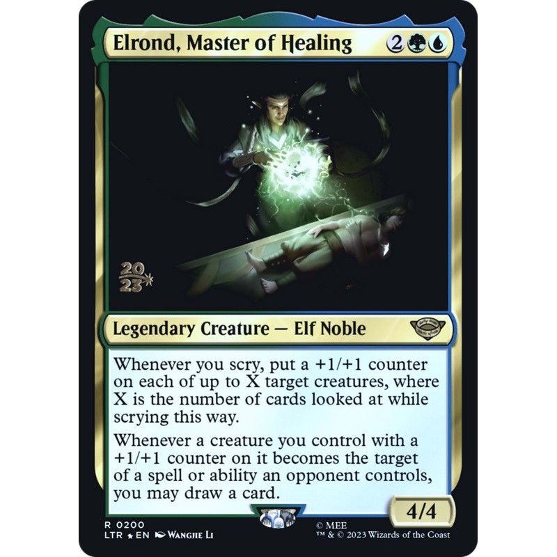 Elrond, Master of Healing (PRE-200S) - Tales of Middle-earth Promos Foil