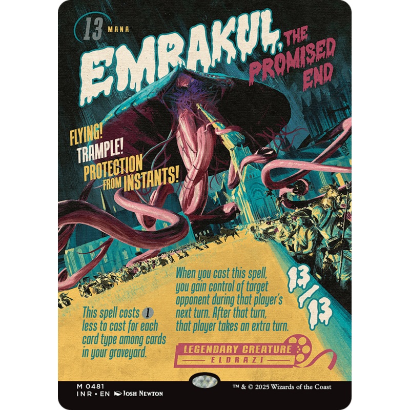 Emrakul, the Promised End (INR-481) - Innistrad Remastered: (Showcase) (Borderless) Foil
