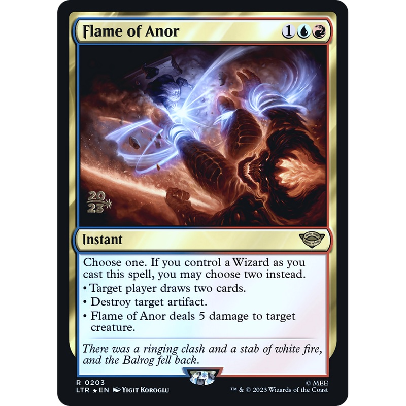 Flame of Anor (PRE-203S) - Tales of Middle-earth Promos Foil