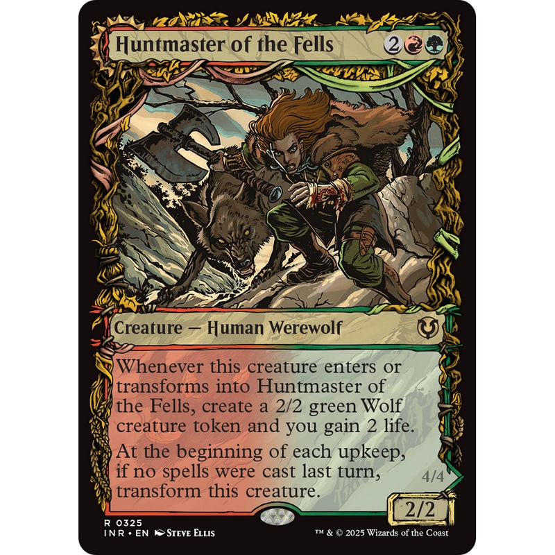 Huntmaster of the Fells // Ravager of the Fells (INR-325) - Innistrad Remastered: (Showcase)