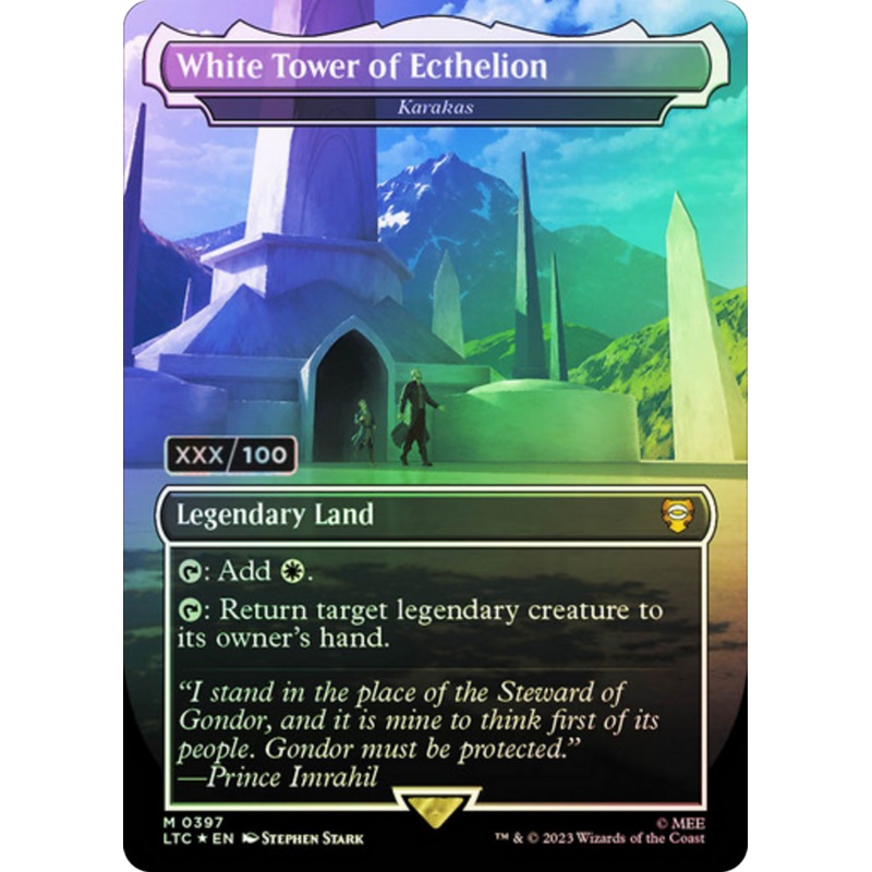Karakas (LTC-397Z) - Tales of Middle-earth Commander / White Tower of Ecthelion (Borderless) Foil
