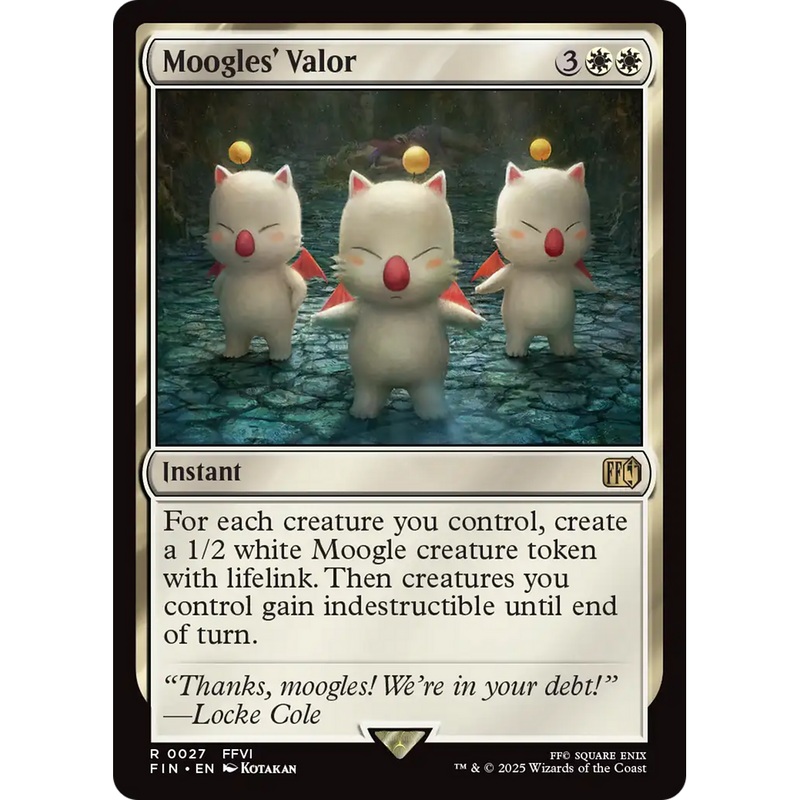 Moogles' Valor (FIN-027) - FINAL FANTASY