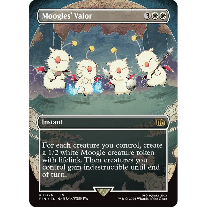 Moogles' Valor (FIN-326) - FINAL FANTASY (Borderless)