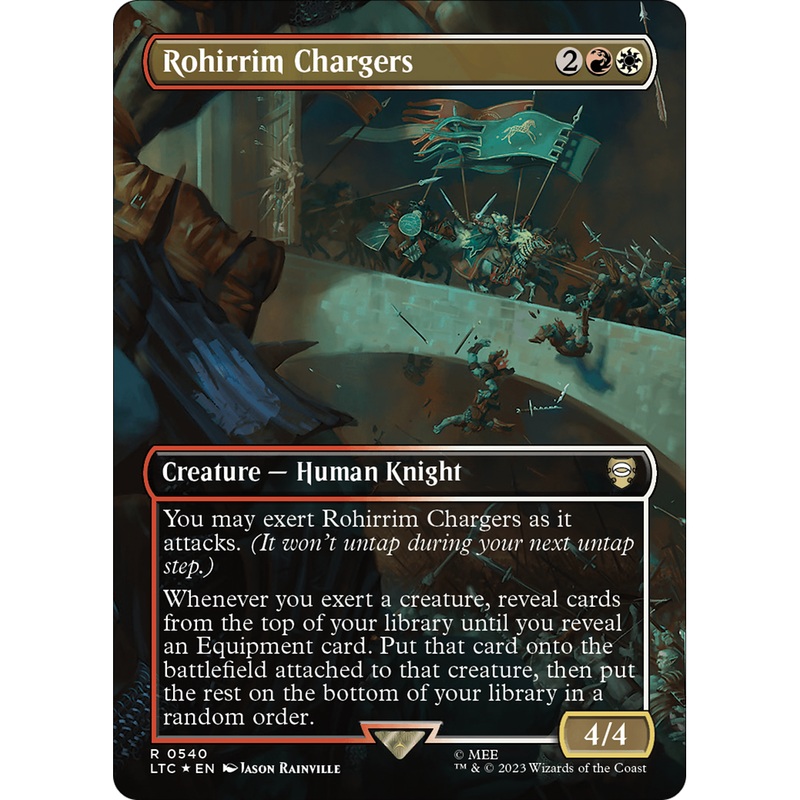 Rohirrim Chargers (LTC-540) - Tales of Middle-earth Commander (Borderless) Foil