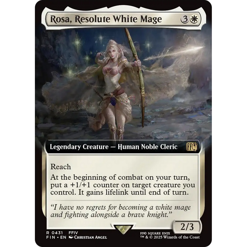 Rosa, Resolute White Mage (FIN-431) - FINAL FANTASY: (Extended Art)