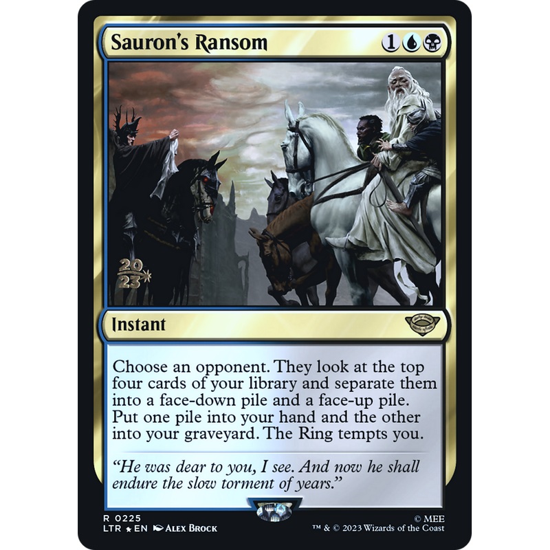 Sauron's Ransom (PRE-225S) - Tales of Middle-earth Promos Foil