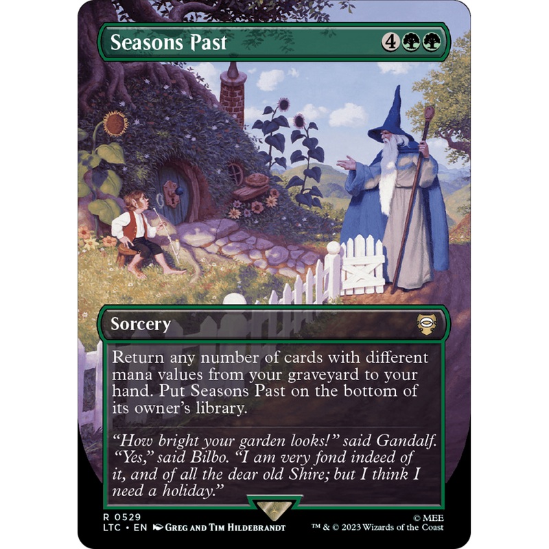 Seasons Past (LTC-529) - Tales of Middle-earth Commander (Borderless) Foil