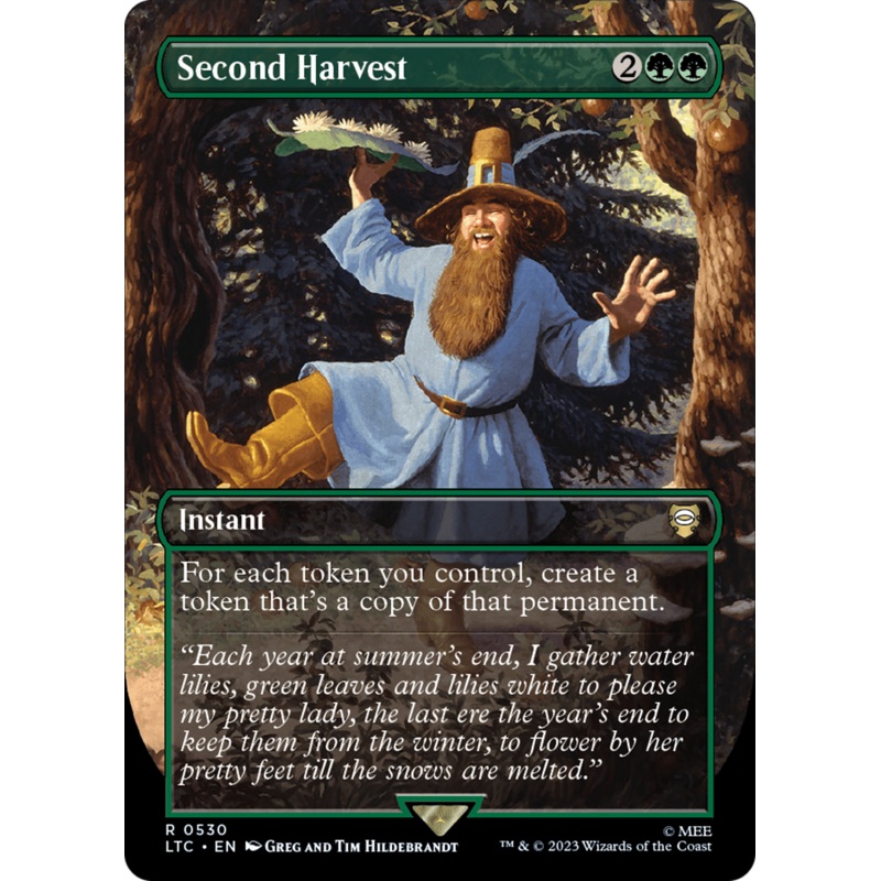 Second Harvest (LTC-530) - Tales of Middle-earth Commander (Borderless) Foil