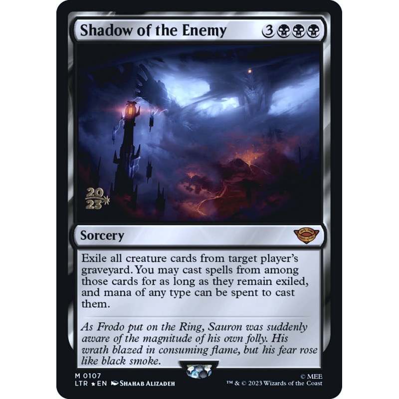 Shadow of the Enemy (PRE-107S) - Tales of Middle-earth Promos Foil