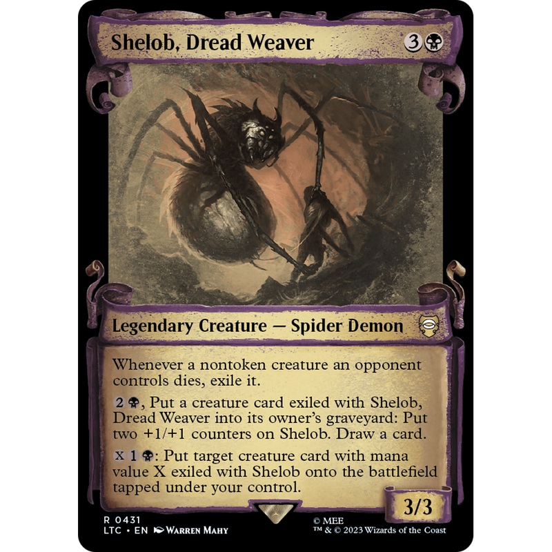 Shelob, Dread Weaver (LTC-431) - Tales of Middle-earth Commander: (Showcase)