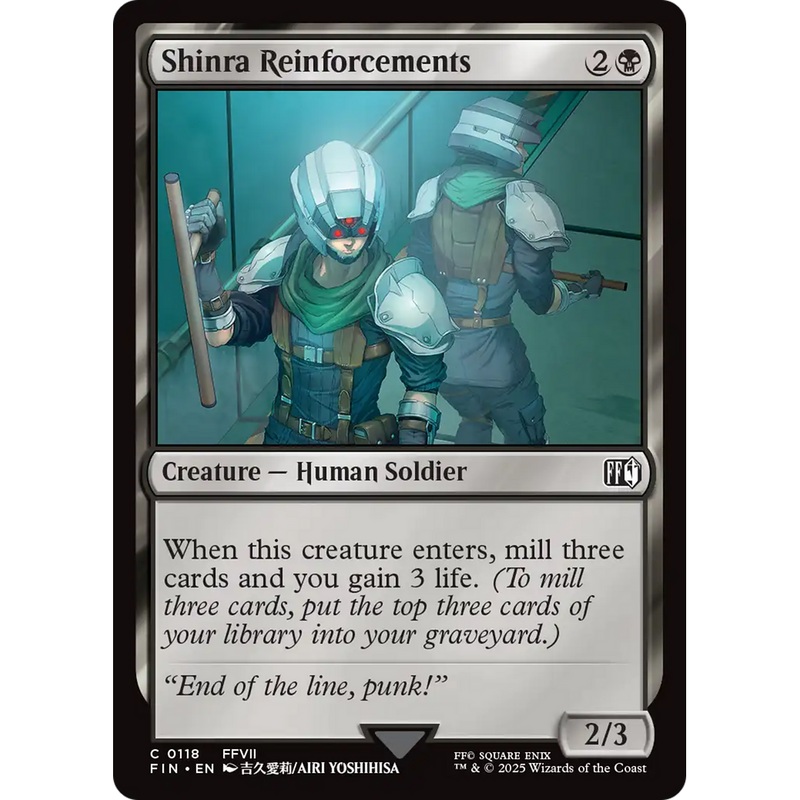 Shinra Reinforcements (FIN-118) - FINAL FANTASY Foil