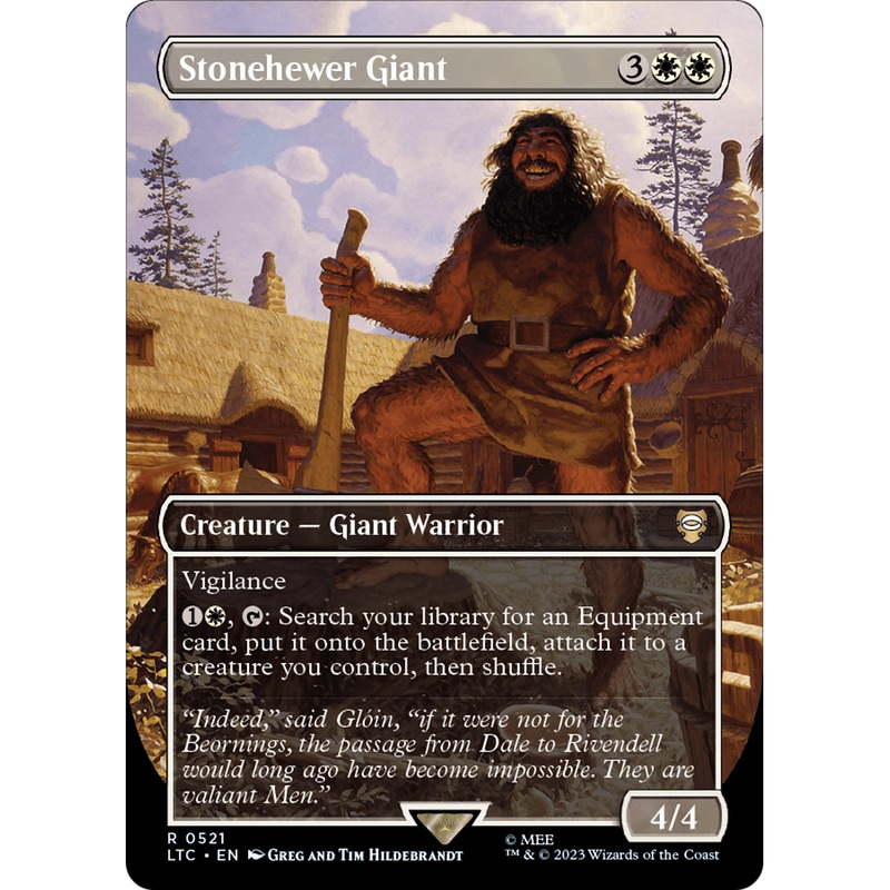 Stonehewer Giant (LTC-521) - Tales of Middle-earth Commander (Borderless)