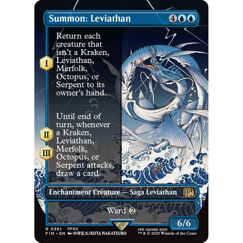 Summon: Leviathan (FIN-361) - FINAL FANTASY: (enchantment) (Borderless)