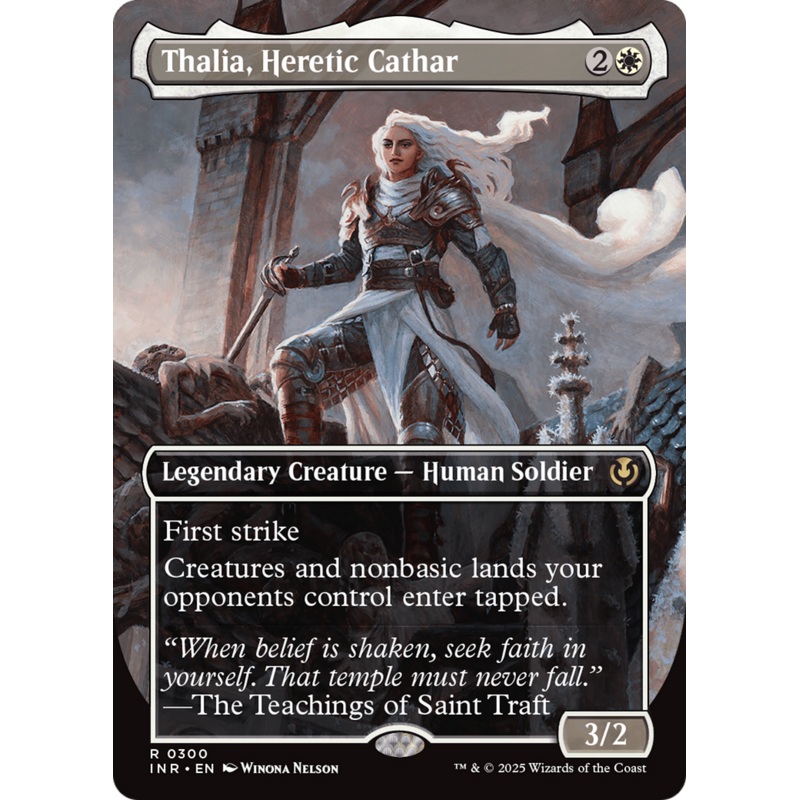 Thalia, Heretic Cathar (INR-300) - Innistrad Remastered (Borderless)