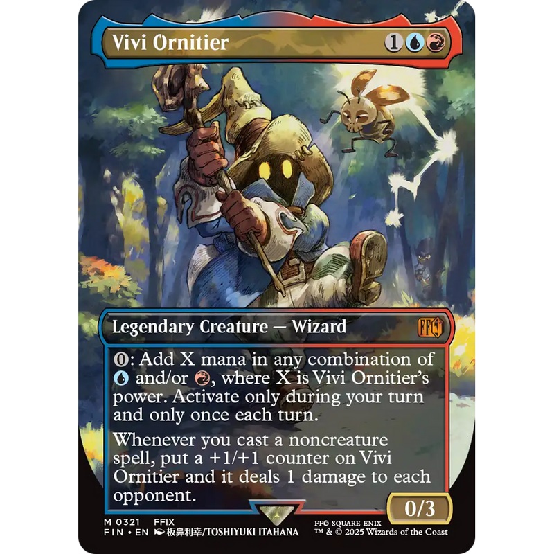 Vivi Ornitier (FIN-321) - FINAL FANTASY (Borderless) Foil