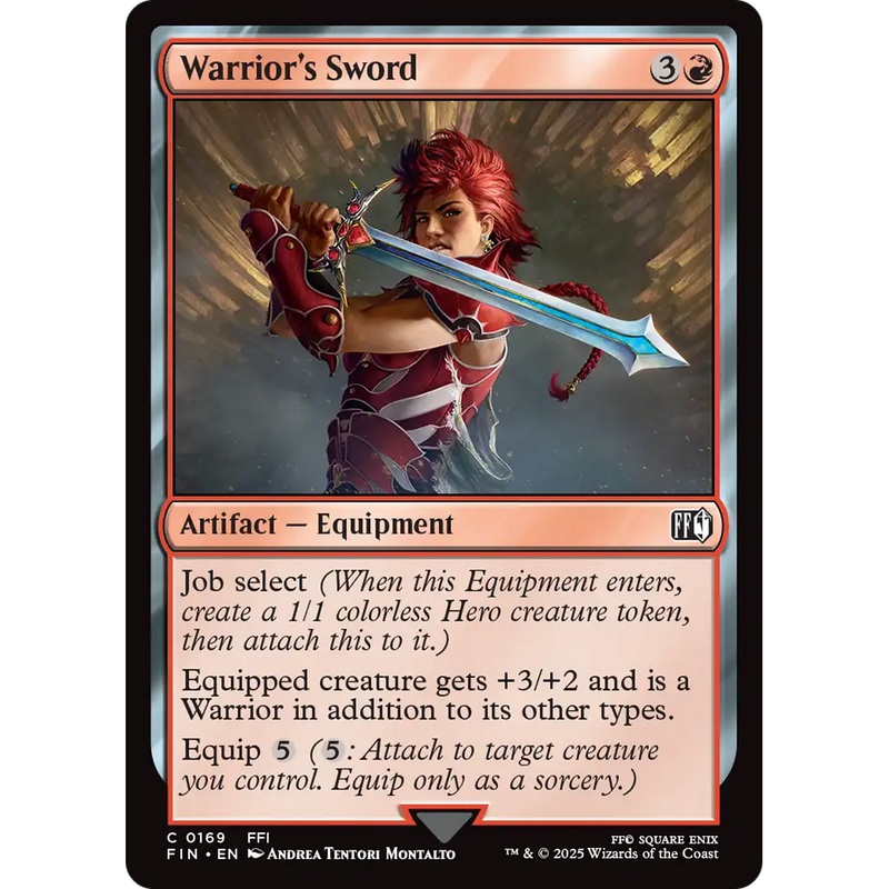 Warrior's Sword (FIN-169) - FINAL FANTASY Foil