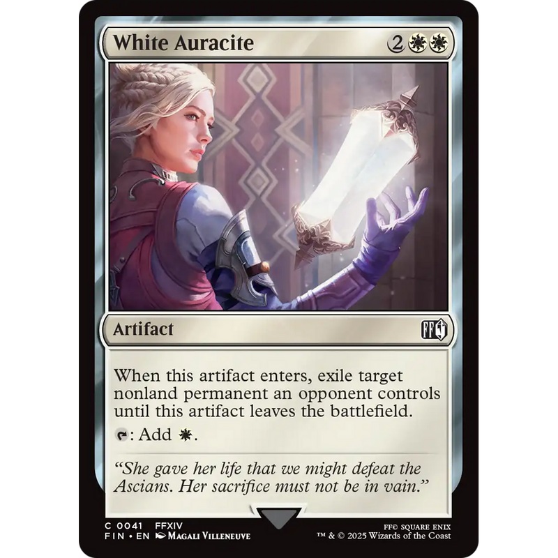 White Auracite (FIN-041) - FINAL FANTASY