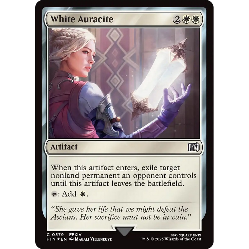 White Auracite (FIN-579) - FINAL FANTASY Foil