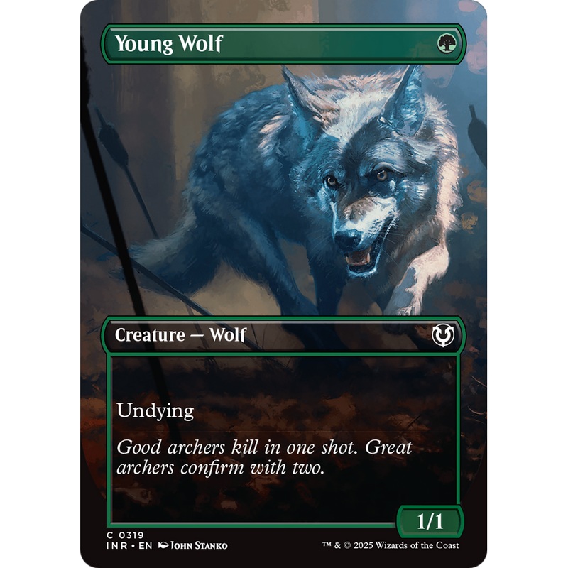 Young Wolf (INR-319) - Innistrad Remastered (Borderless)
