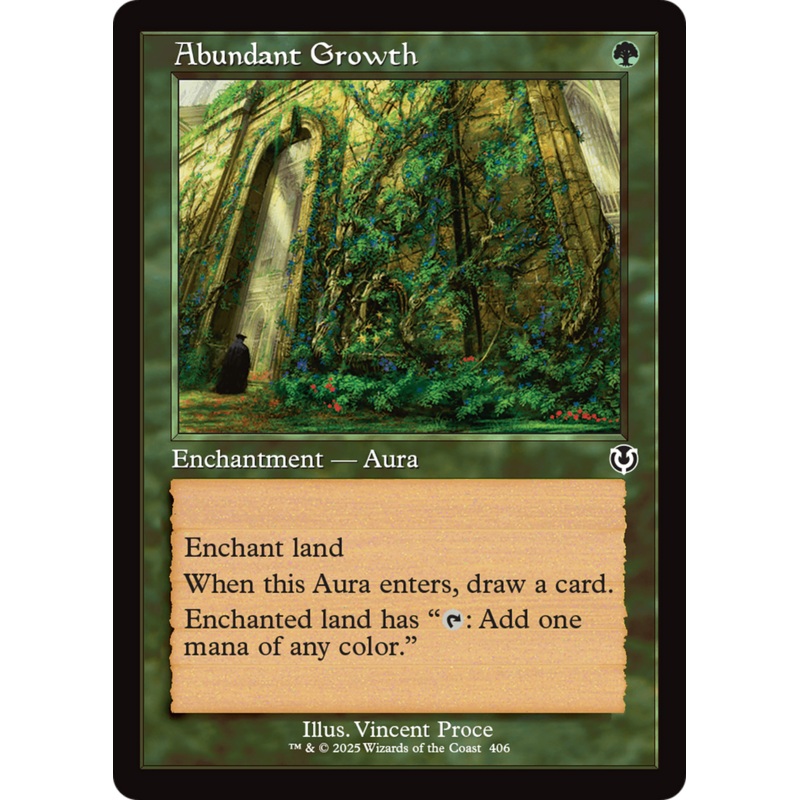 Abundant Growth (INR-406) - Innistrad Remastered: (enchantment) Foil