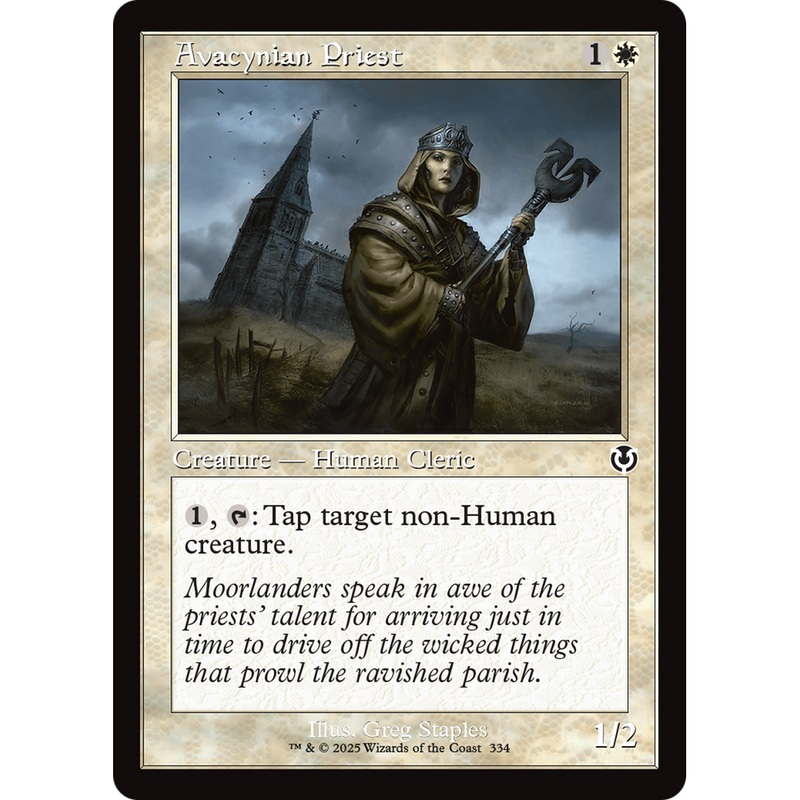 Avacynian Priest (INR-334) - Innistrad Remastered Foil