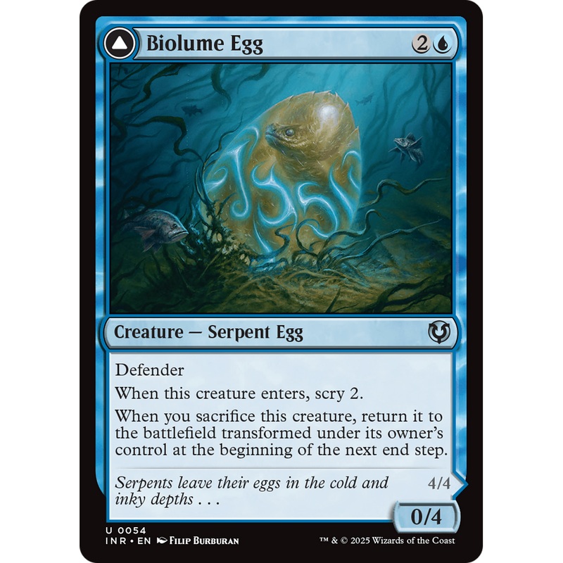 Biolume Egg // Biolume Serpent (INR-054) - Innistrad Remastered