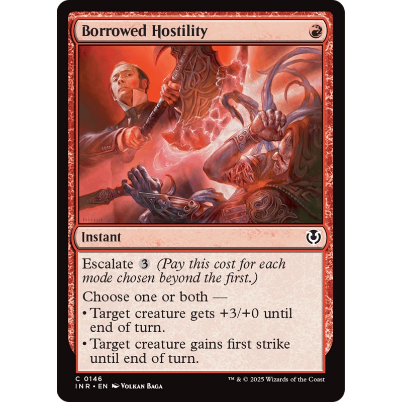Borrowed Hostility (INR-146) - Innistrad Remastered Foil