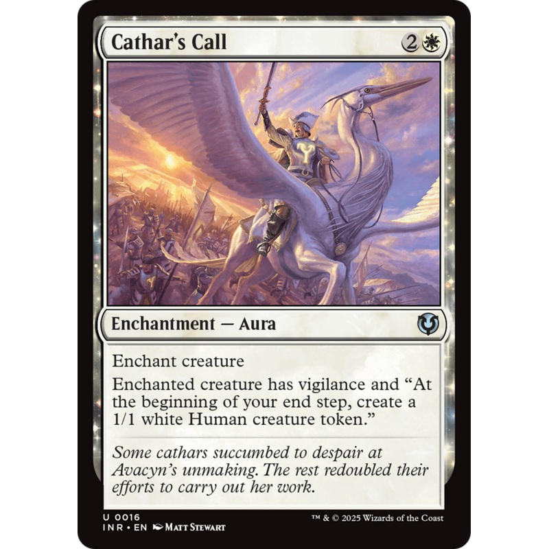 Cathar's Call (INR-016) - Innistrad Remastered: (enchantment)