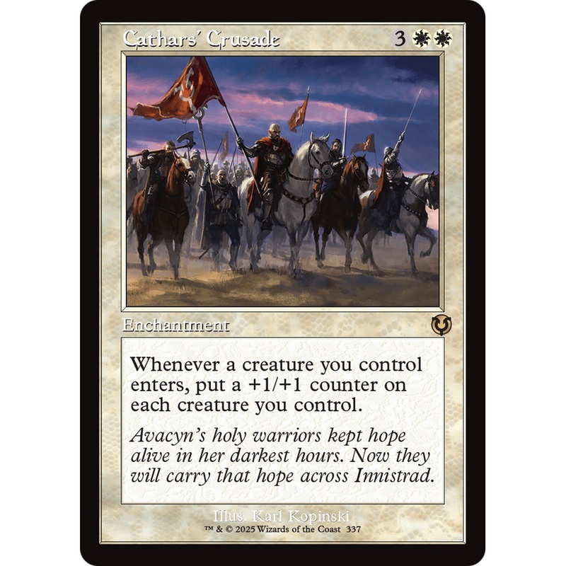 Cathars' Crusade (INR-337) - Innistrad Remastered Foil
