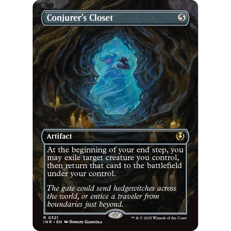 Conjurer's Closet (INR-321) - Innistrad Remastered (Borderless) Foil