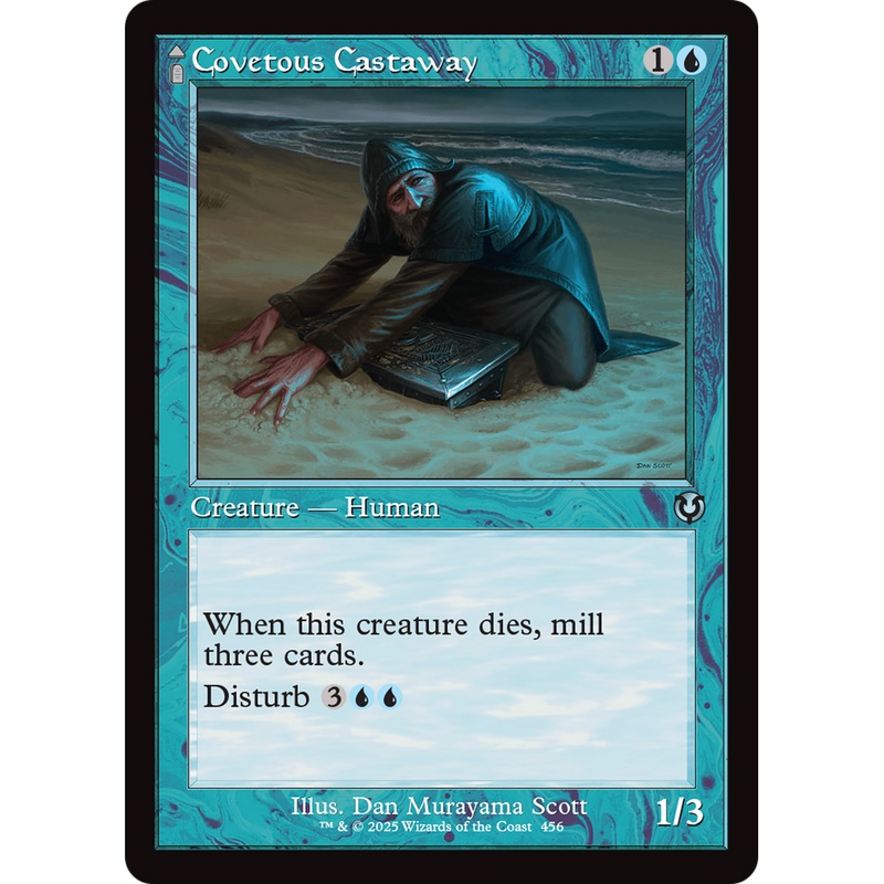 Covetous Castaway // Ghostly Castigator (INR-456) - Innistrad Remastered: (tombstone)