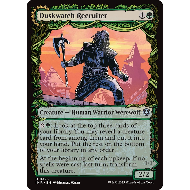 Duskwatch Recruiter // Krallenhorde Howler (INR-323) - Innistrad Remastered: (Showcase)