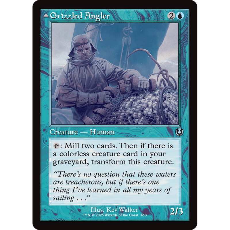 Grizzled Angler // Grisly Anglerfish (INR-458) - Innistrad Remastered Foil