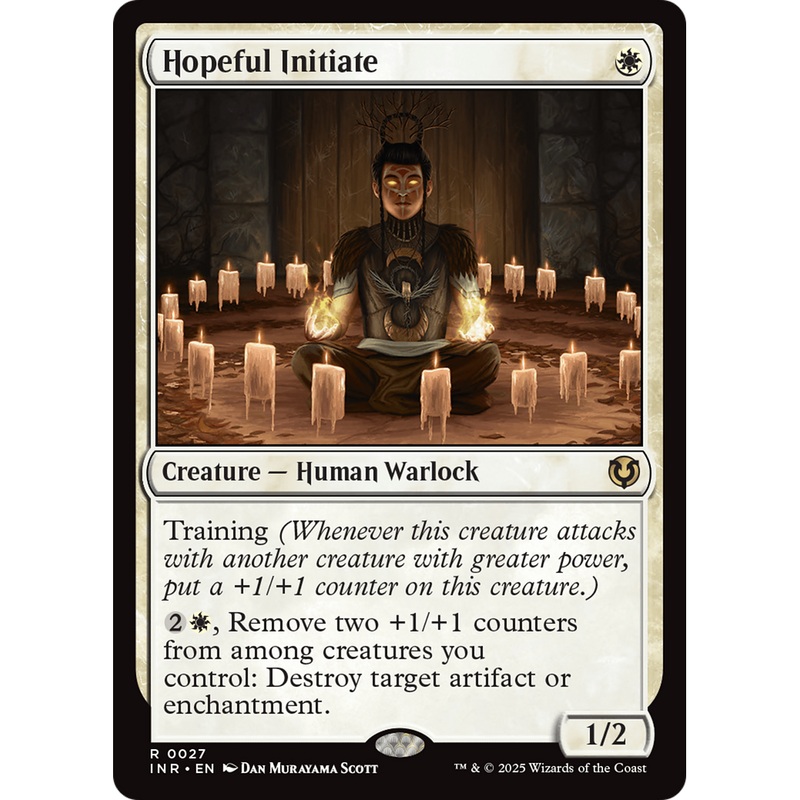 Hopeful Initiate (INR-027) - Innistrad Remastered Foil