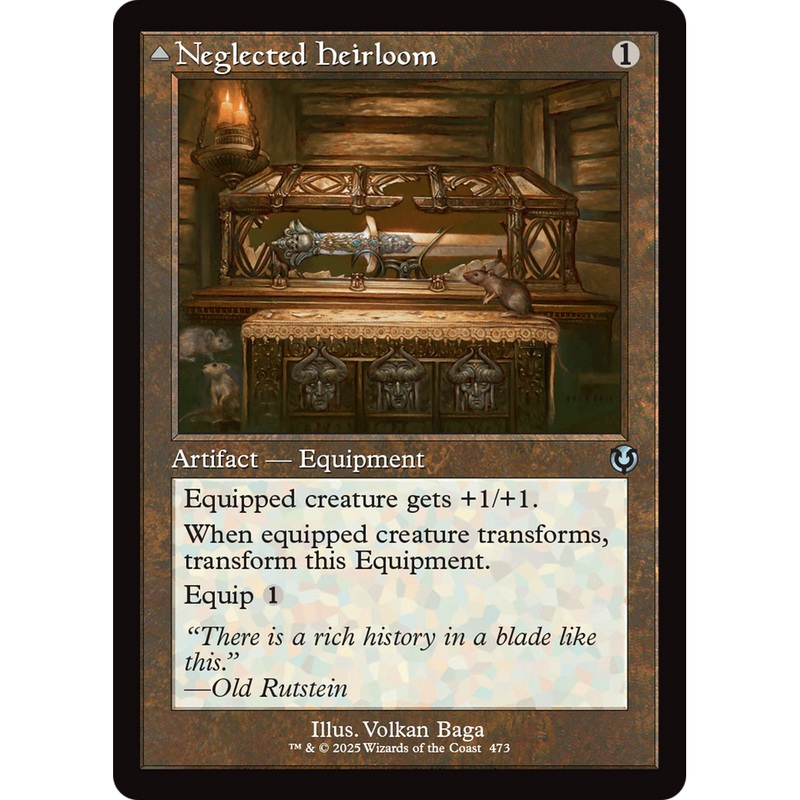 Neglected Heirloom // Ashmouth Blade (INR-473) - Innistrad Remastered Foil