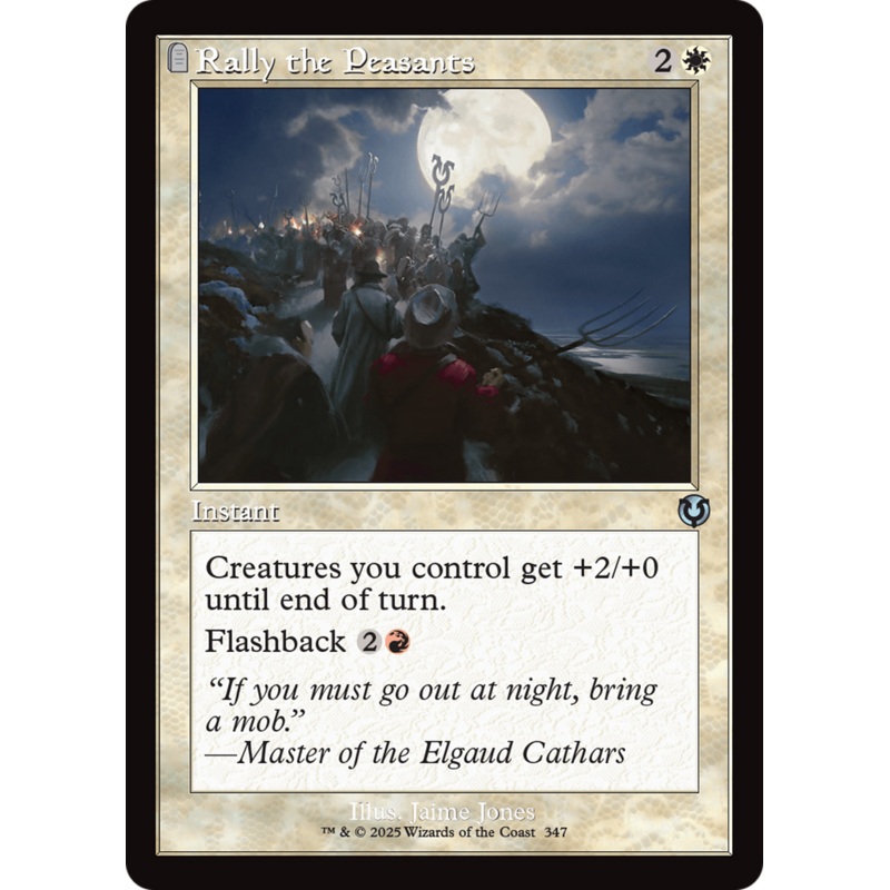Rally the Peasants (INR-347) - Innistrad Remastered Foil