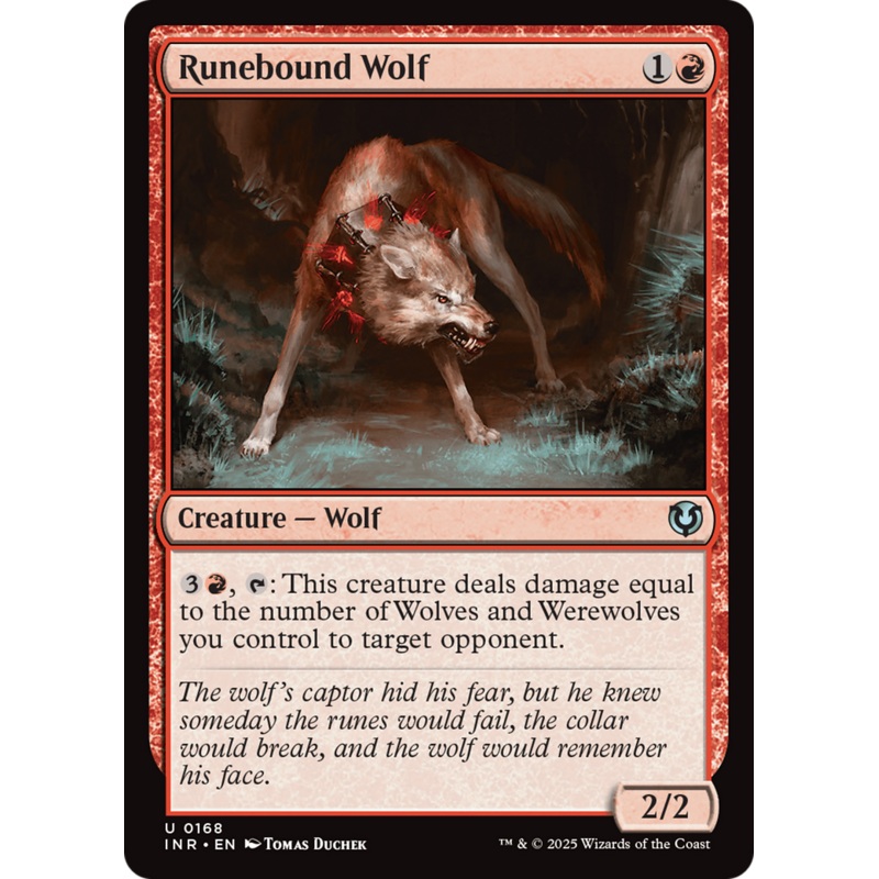 Runebound Wolf (INR-168) - Innistrad Remastered Foil