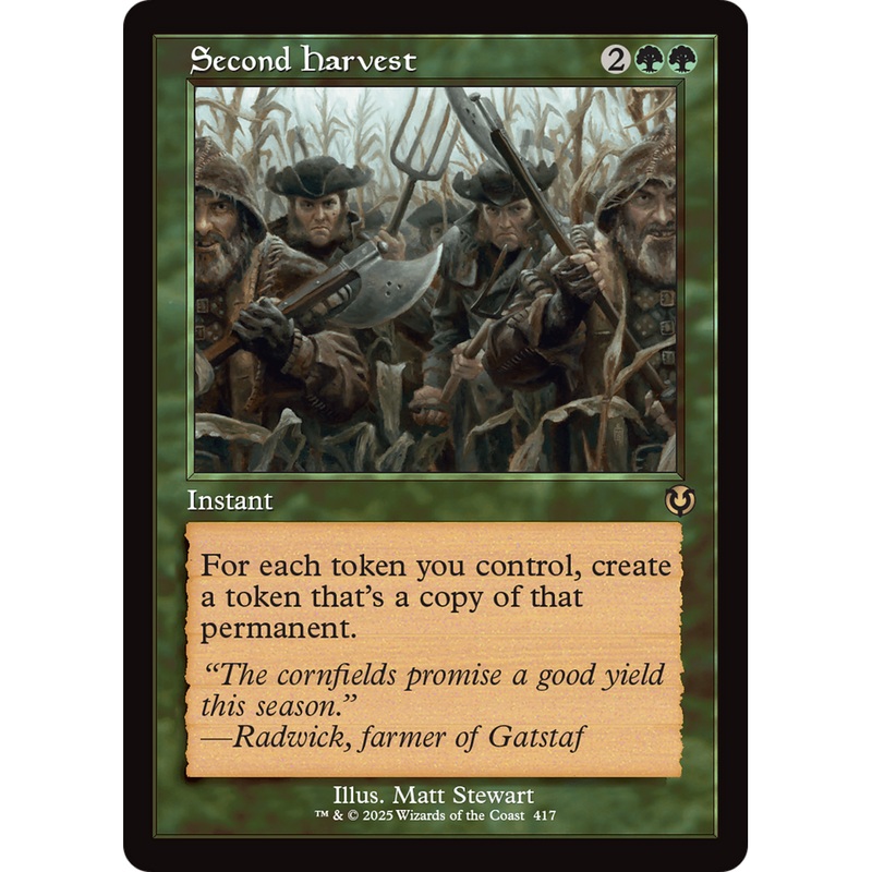 Second Harvest (INR-417) - Innistrad Remastered Foil