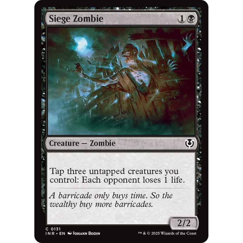 Siege Zombie (INR-131) - Innistrad Remastered