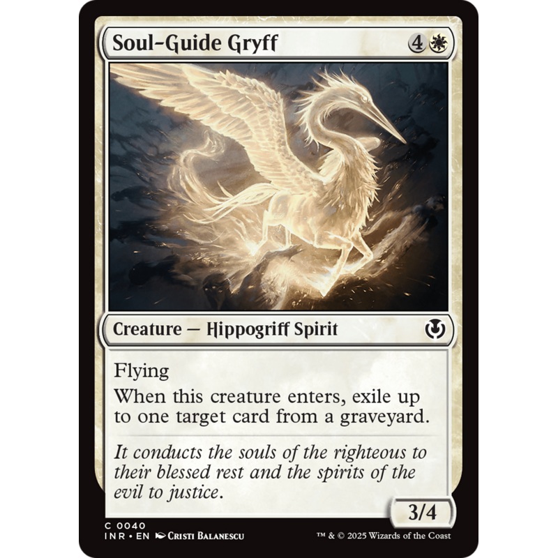 Soul-Guide Gryff (INR-040) - Innistrad Remastered Foil