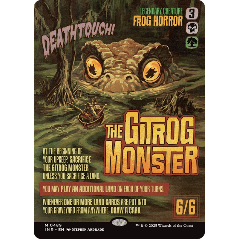 The Gitrog Monster (INR-489) - Innistrad Remastered: (Showcase) (Borderless) Foil