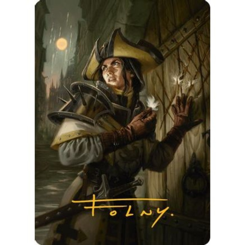 Thraben Inspector Art Card (Gold-Stamped Signature) (AAINR-003) - Innistrad Remastered