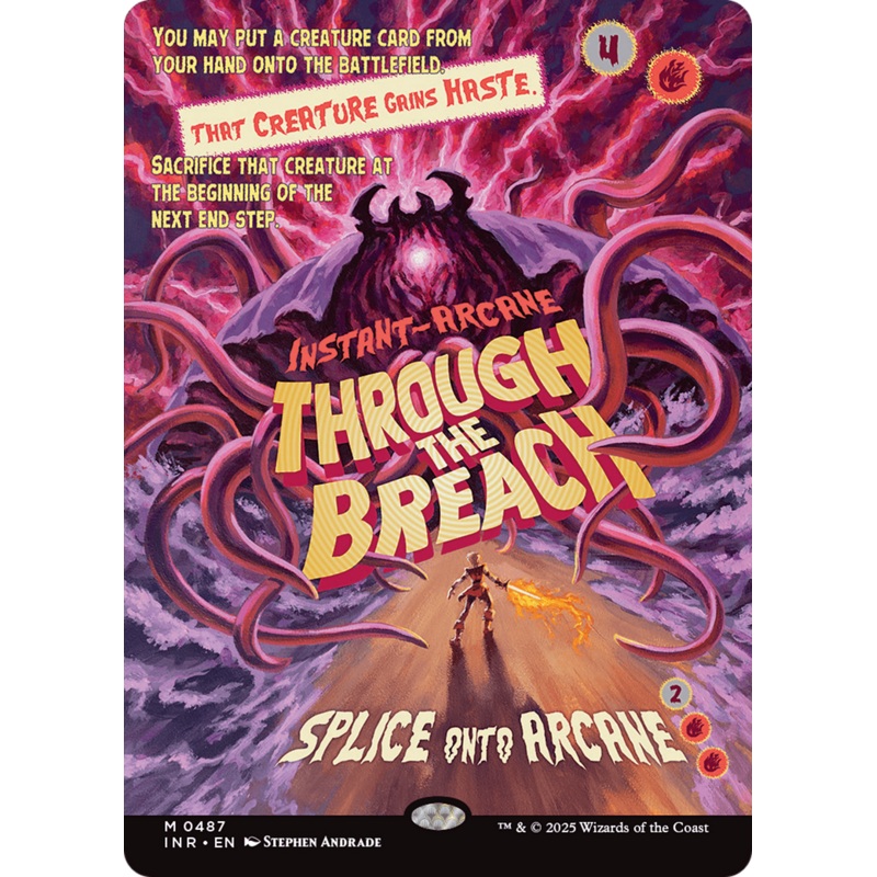 Through the Breach (INR-487) - Innistrad Remastered: (Showcase) (Borderless)
